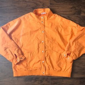 Orange vintage sports wear jacket